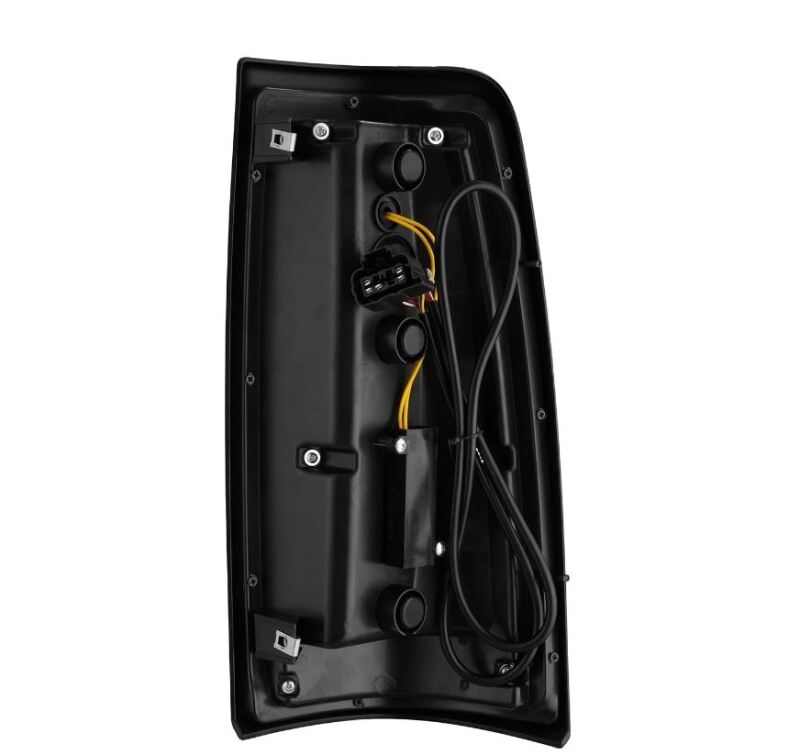 AlphaRex 99-06 Chevrolet Silverado/99-06 GMC Sierra LUXX-Series LED Tail Lights - Black/Red 620007 *Discontinued