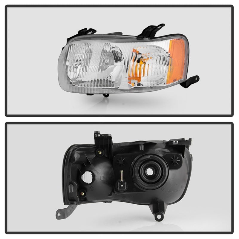 SPYDER xTune 01-04 Ford Escape OEM Style Headlights - Chrome (HD-JH-FESCA01-AM-C) 9042607