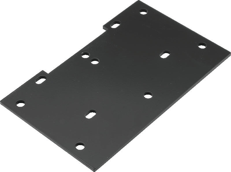 QuadBoss, QuadBoss UTV Winch Mount for Kawasaki KRF800 Teryx 14-22 | Heavy-Gauge Steel, Black Finish