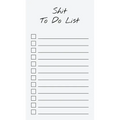To Do List Notepad: Shit To Do List, Checklist, Task Planner for Grocery Shopping, Planning, Organizing (Funny Quotes) - Paperback