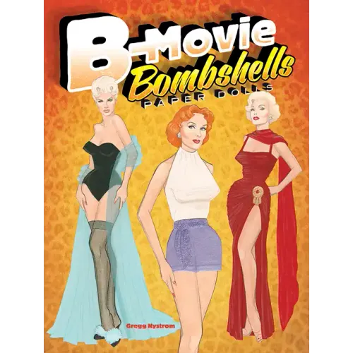 B-Movie Bombshells Paper Dolls - Paperback