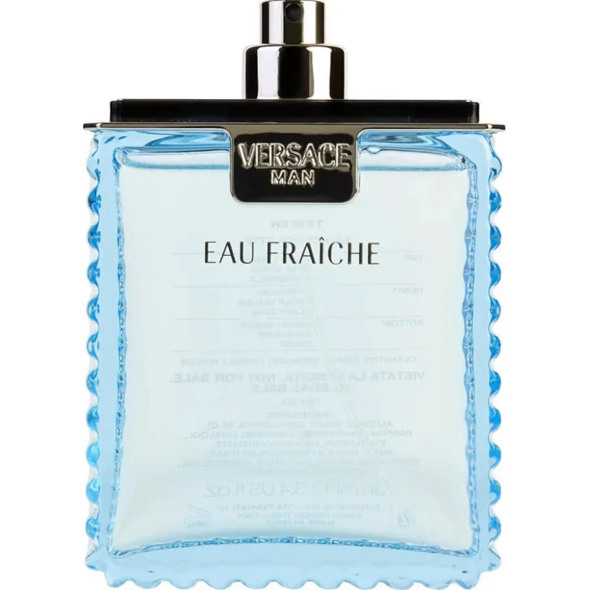 Versace Man Eau Fraiche Eau de Toilette Cologne for Men 3.4 oz / 100 ml New Tester