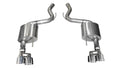 CORSA Performance Corsa 18-19 Ford Mustang 5.0L 3in Touring Axle-Back Dual Rear Exit 4in Polished Pro-Series Tips 21041