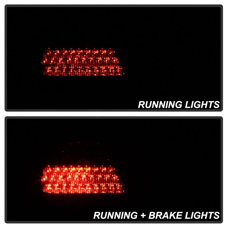 SPYDER Xtune Mercedes Benz W210 E-Class 96-02 LED Tail Lights Red Clear ALT-CL-MBW210-LED-RC 5020642