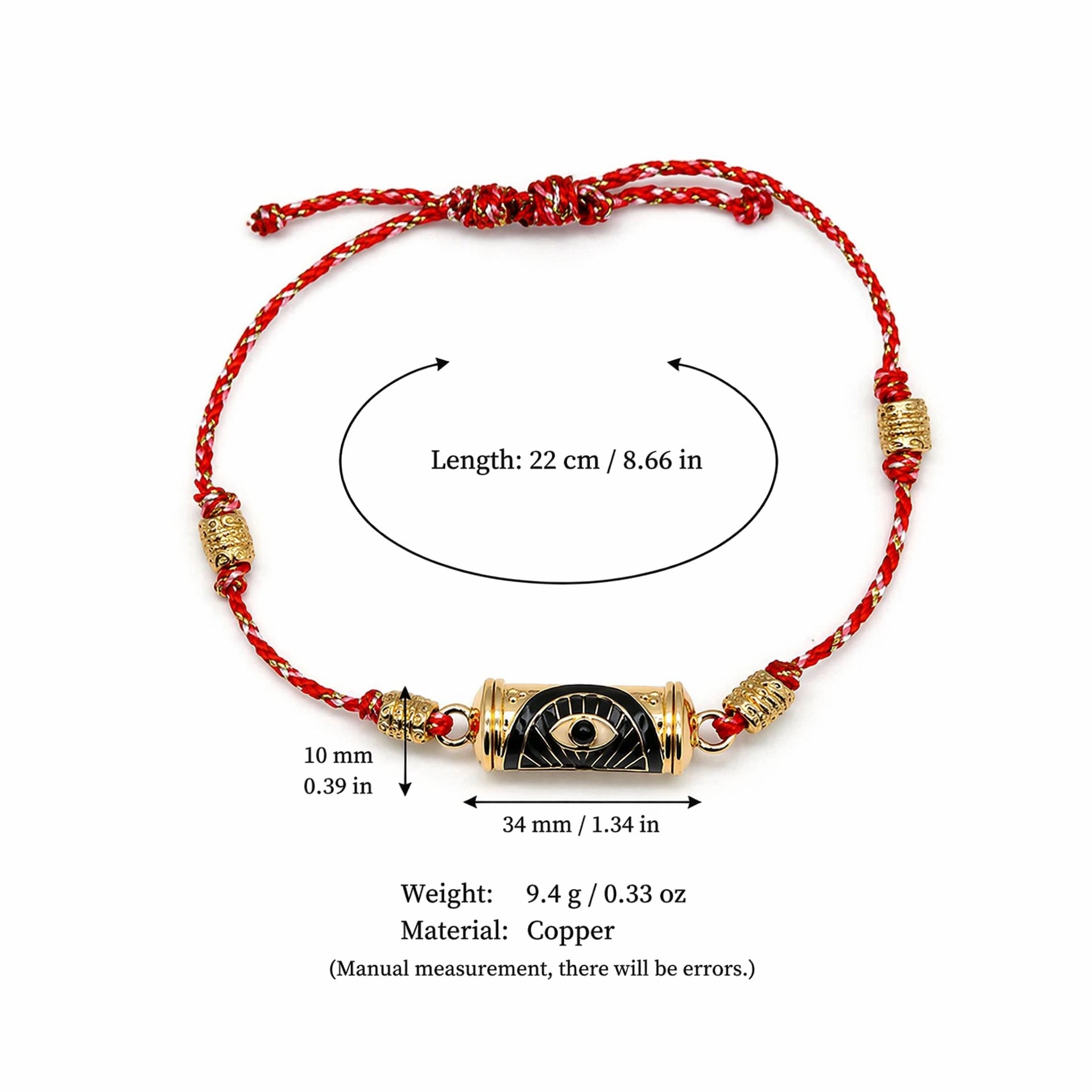Evil Eye Kaleidoscope Necklace Clavicle Chain