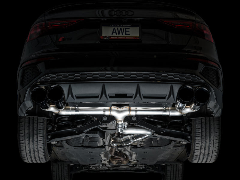 AWE Tuning AWE 22-24 Audi 8Y S3 Track Edition Exhaust  - Diamond Black Tips 3020-43897