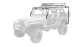 Body Armor 4x4 2005+ Toyota Tacoma Crew Cab Sport Rack Requires 5129 Basket TC-6124