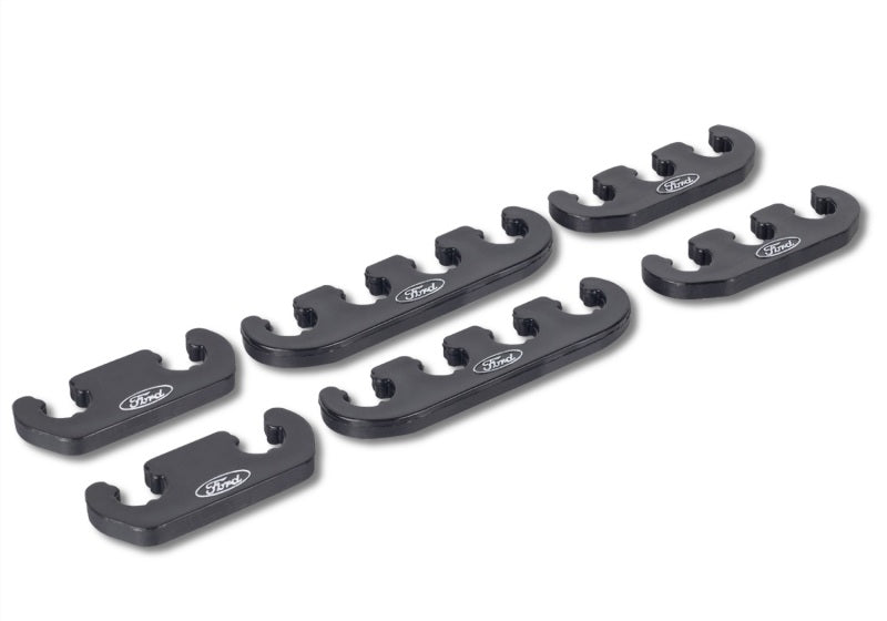 Ford Racing Wire Dividers 4 to 3 to 2 - Black w/ White Ford Logo 302-641