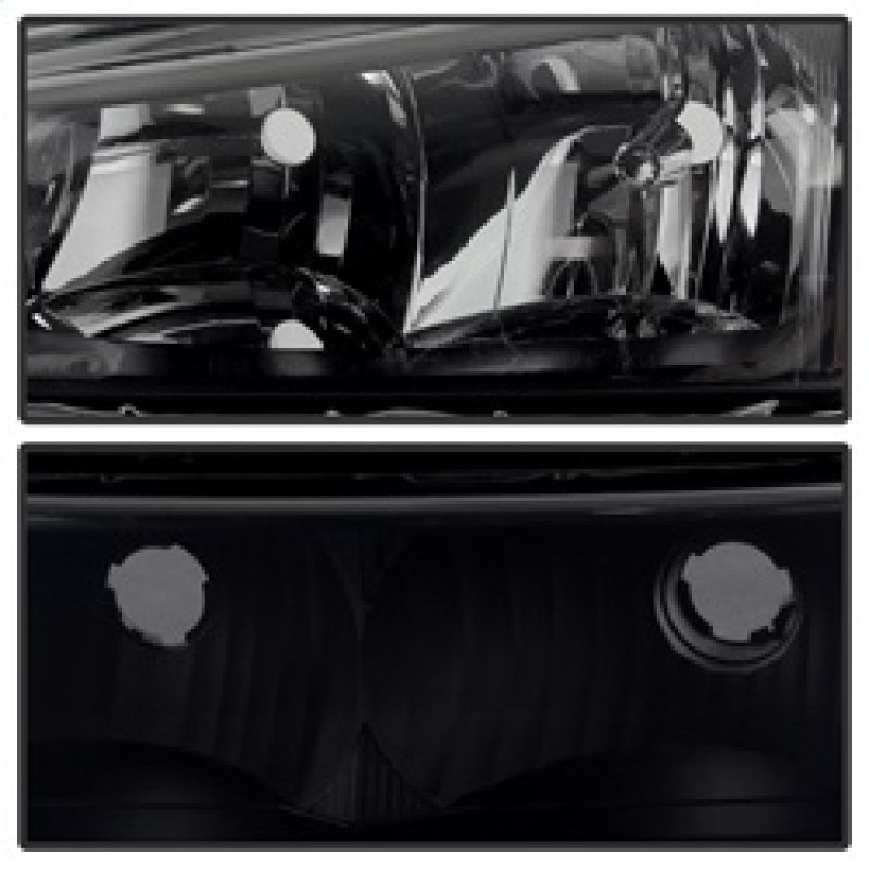 SPYDER Xtune Chevy Silverado 2500HD 03-06 Crystal Headlights w/ Bumper Lights HD-JH-CSIL03-AM-BSM-SET 9030253