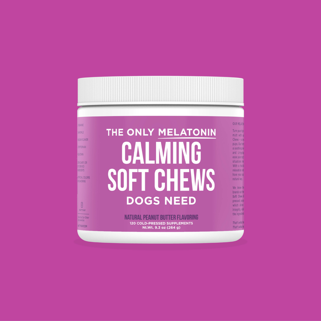 🌙🐾 Melatonin Calming Soft Chews for Dogs – Natural Stress & Relaxation Support