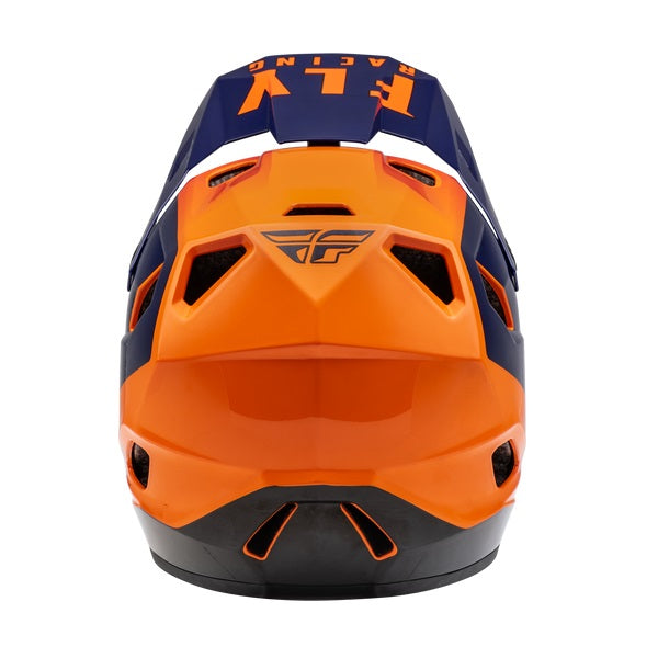 Fly Racing Youth Rayce Full Face Helmet - Navy/Orange/Red