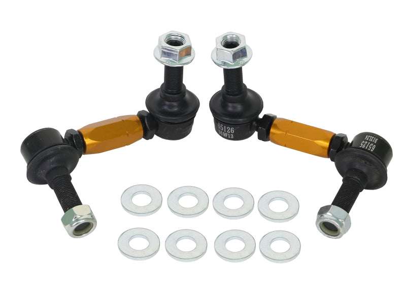 Whiteline Sway Bar Link Kit Heavy Duty Adj Steel Ball Infiniti G35 2003-2008