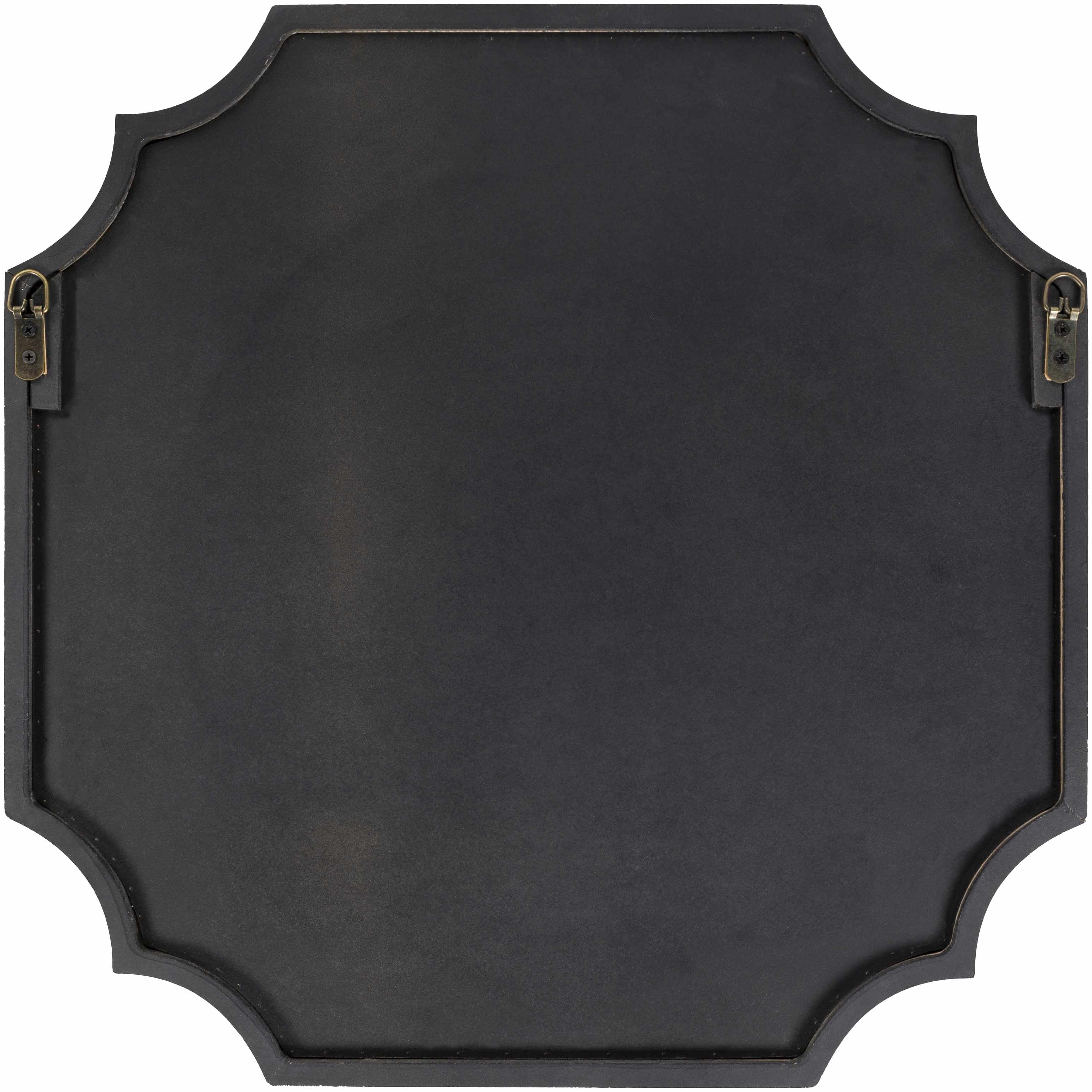 Abangay Gold Contemporary Wood Frame Mirror - Clearance