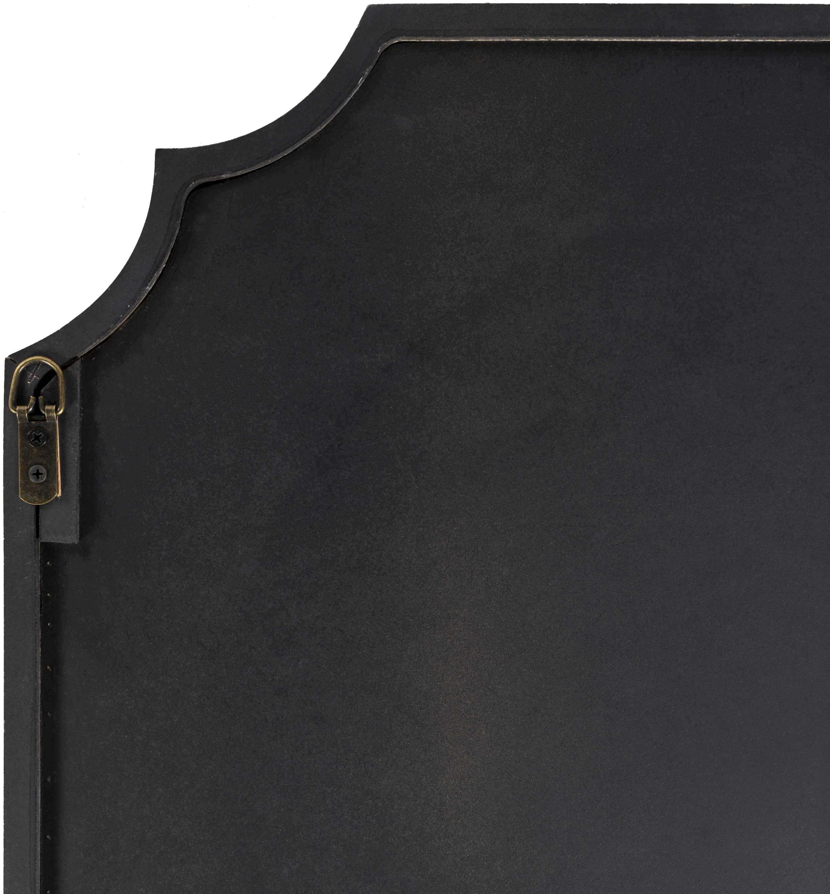 Abangay Gold Contemporary Wood Frame Mirror - Clearance