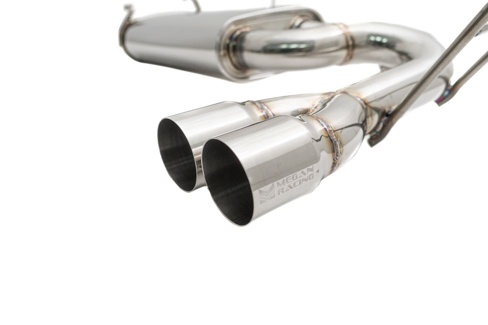 Megan Racing Axle Back Exhaust for Mazda MX-5 2016+ V2 Twin-Loop Dual Tip - MR-ABE-MMX515-V2