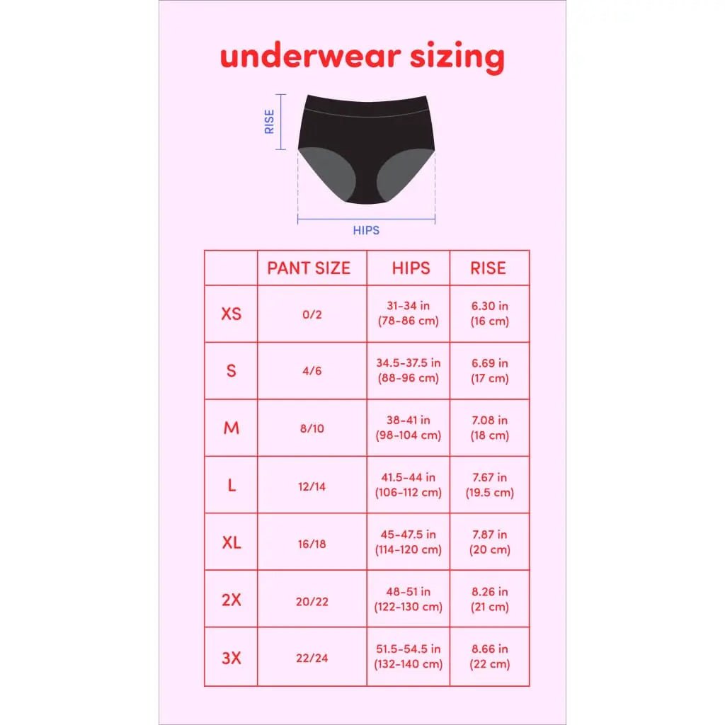Absorbent Period Underwear - PhishStones Products
