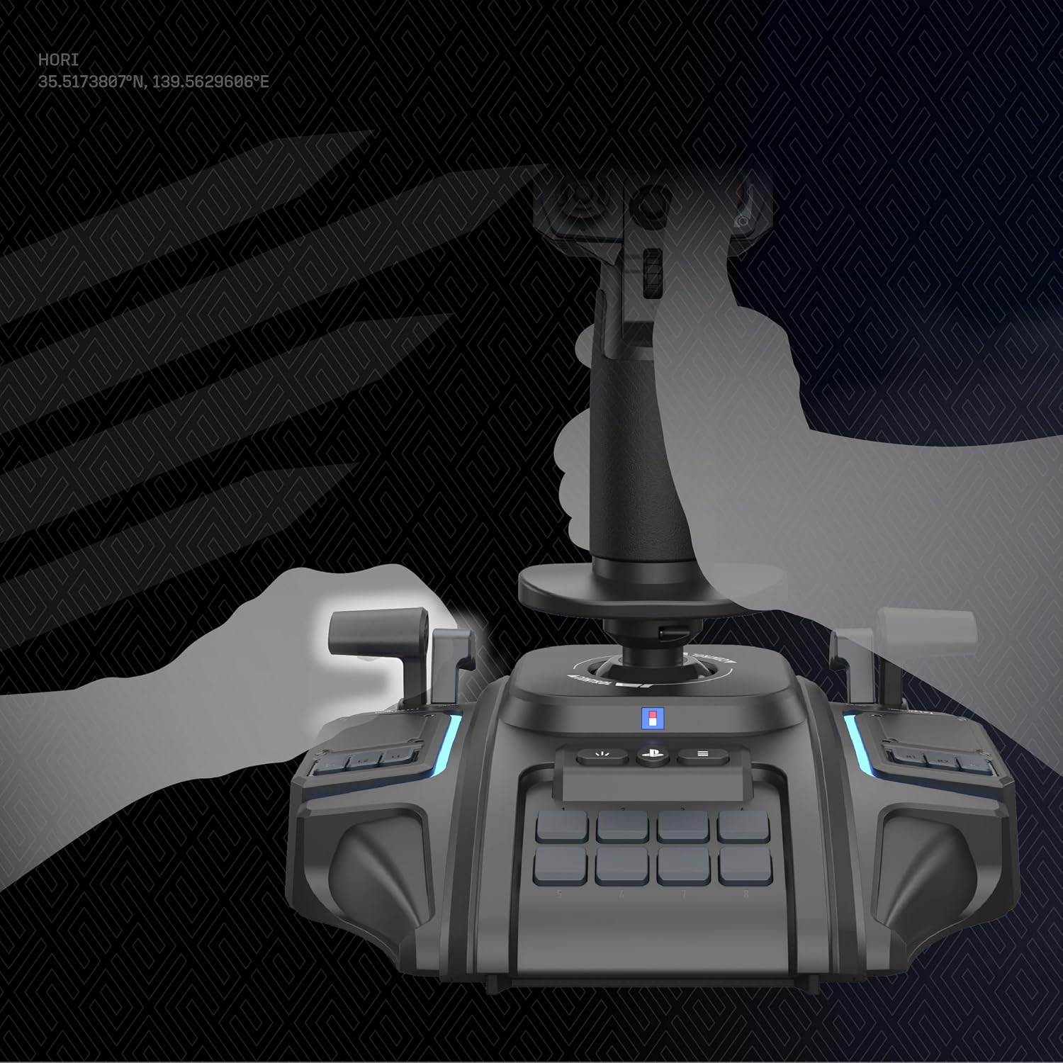 ACE COMBAT 8: WINGS OF THEVE Flight Stick for PlayStation 5, PlayStation 4, and Windows PC