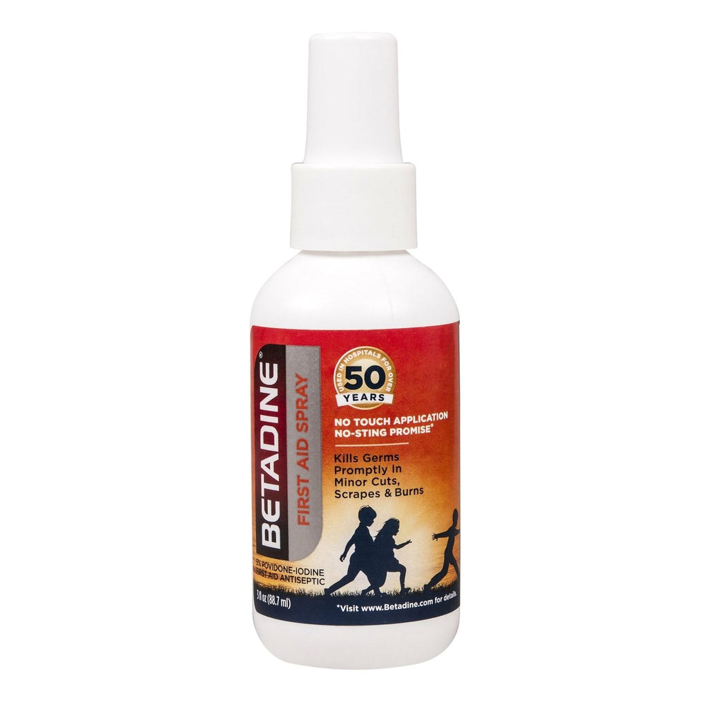 Betadine® Povidone-Iodine Antiseptic, 88.7 mL spray bottle 67618016003