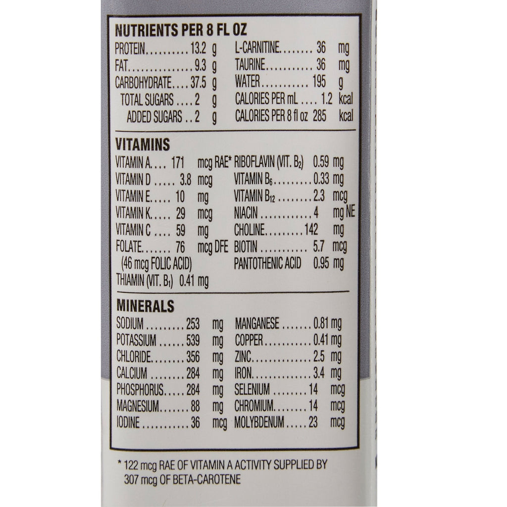 Osmolite 1.2 Cal Complete, Balanced Nutrition, 8-ounce carton 64635