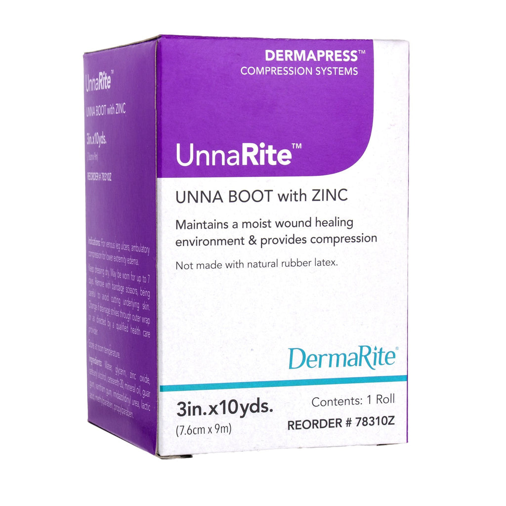 UnnaRite Unna Boot with Zinc Oxide, 3 Inch x 10 Yard 78310Z