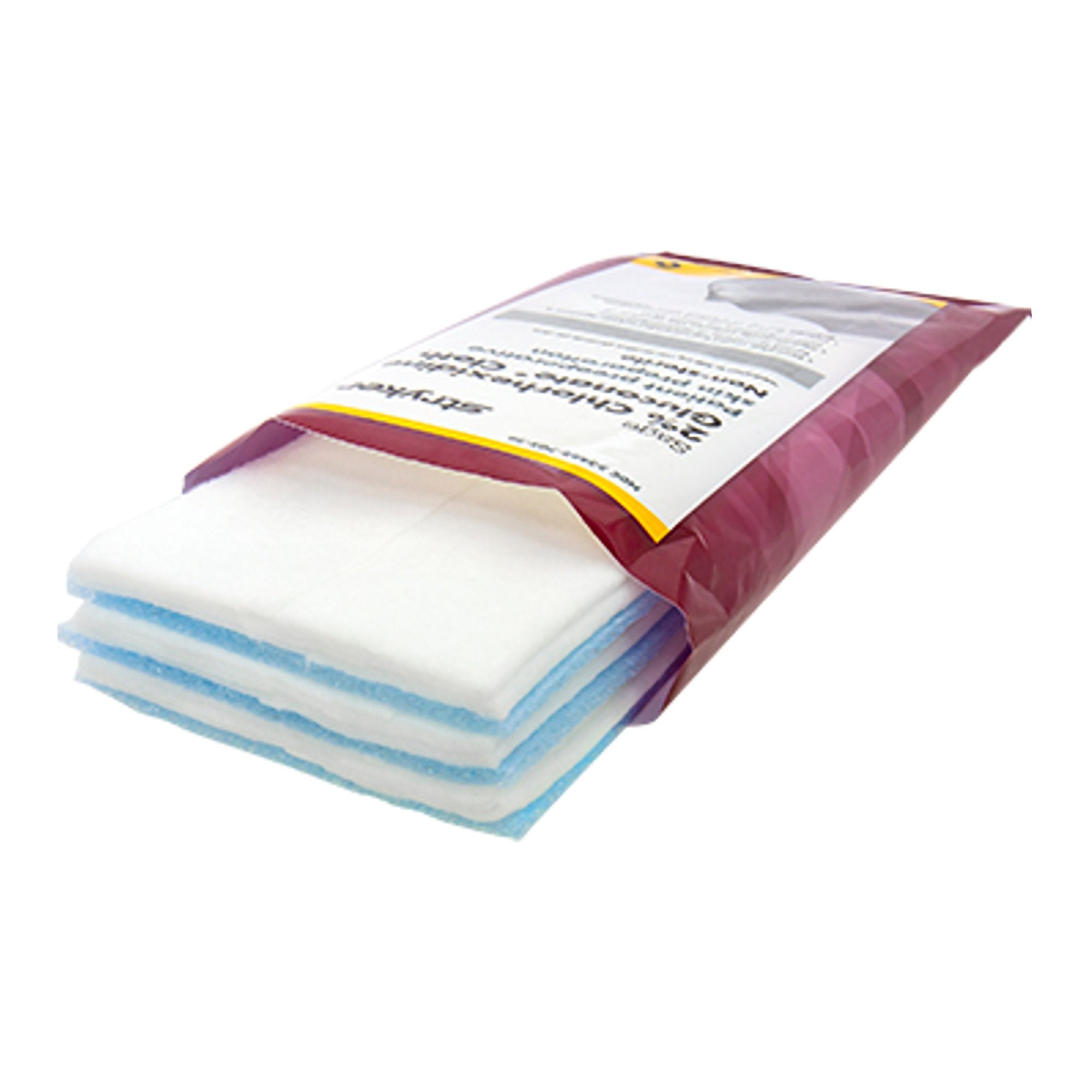 Sage® 2% CHG Preoperative Skin Prep Wipe, 7.5 x 7.5 Inch 9717