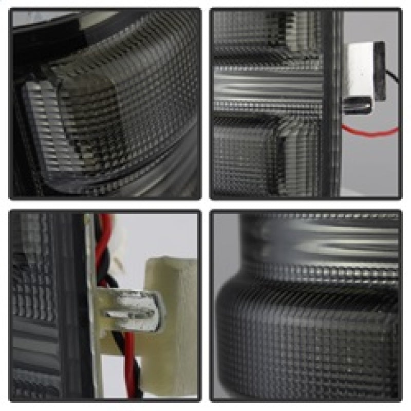 SPYDER xTune Ford Superduty 08-14 F250-F550 Amber LED Mirror Signal Lens - Smoke ACC-LED-FDSD08-MR-SM 9924743