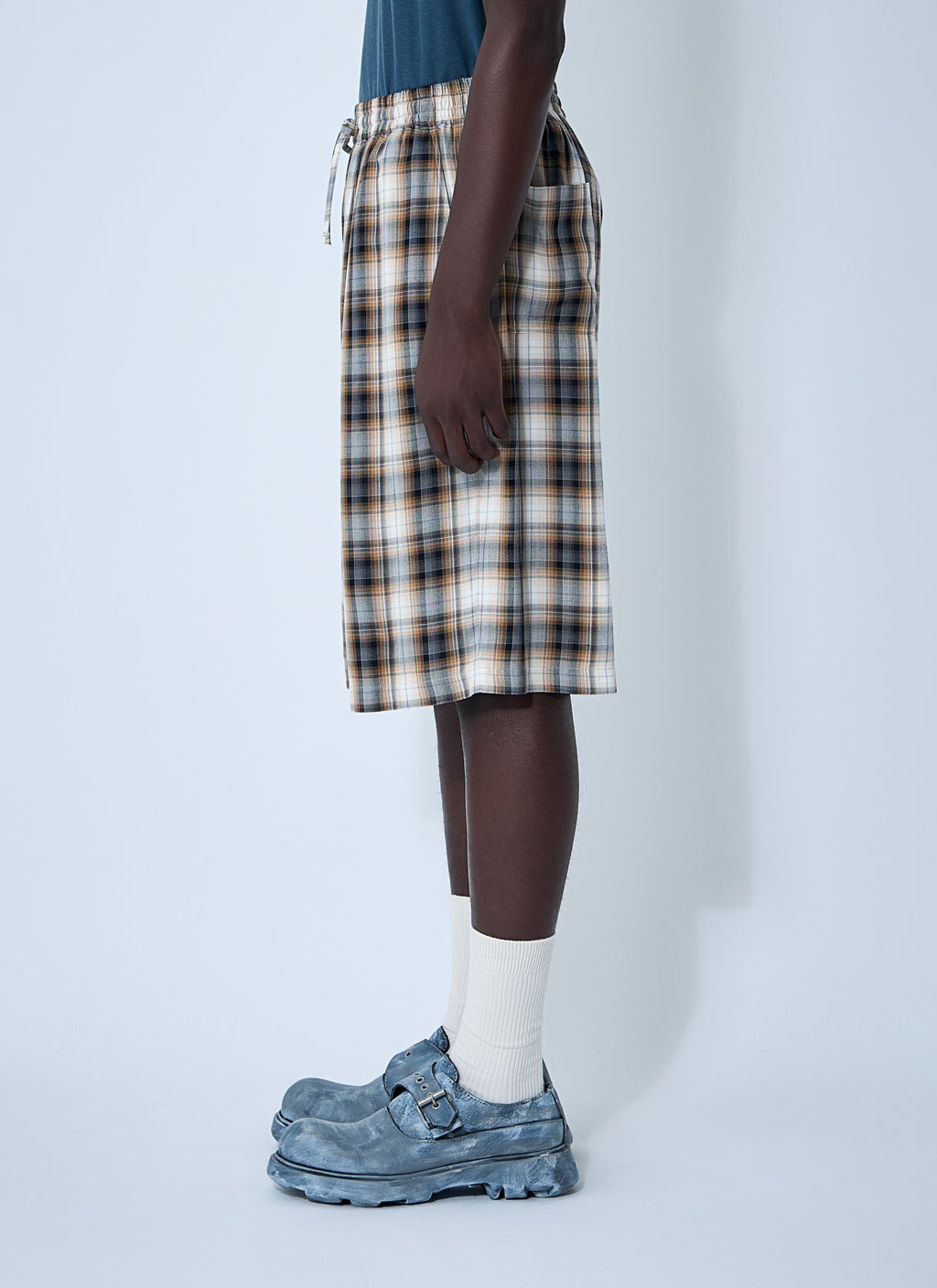 Acne Studios Men Check Shorts