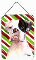 White Boxer Cooper  Wall or Door Hanging Prints Aluminum Metal Sign Kitchen Wall Bar Bathroom Plaque Home Decor Front Door Plaque, 12x16, Multicolor