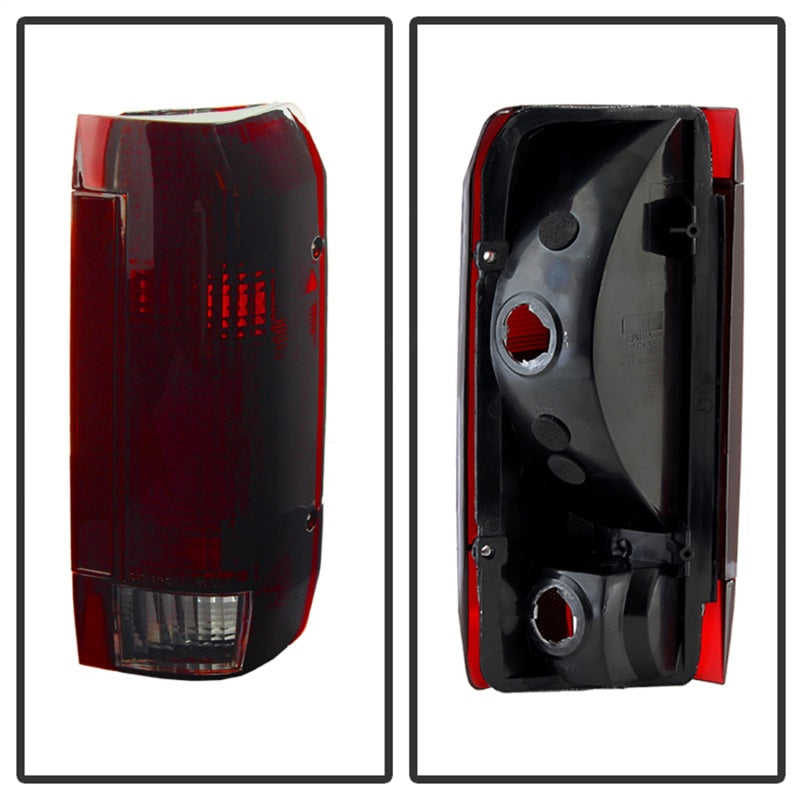 SPYDER Xtune Ford Bronco F150 F250 F350 F450 92-96 OE Style Tail Lights Red Smoked ALT-JH-FB92-OE-RSM 9030567