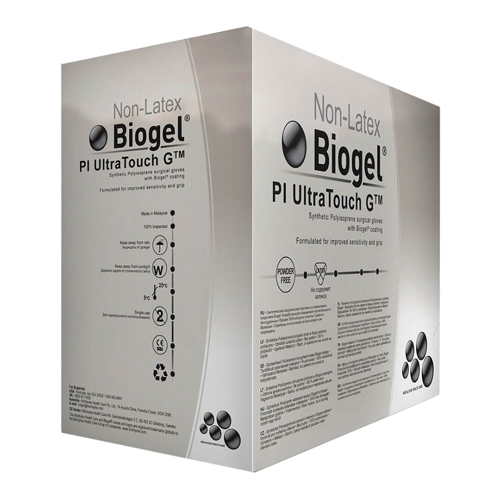 Biogel® PI UltraTouch™ G Polyisoprene Surgical Glove, Size 8, Straw 42180