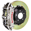 Brembo 05-14 Mustang GT Excl non-ABS Fr GTR BBK 6Pis Billet 355x32 2pc Rotor Slotted Type1-Nickel 1M2.8016AR