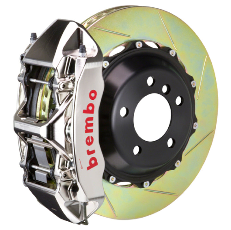 Brembo 06-08 997.1 (Excl. PCCB) Front GTR BBK 6 Pist Billet 355x32 2pc Rotor Slotted Type1 - Nickel 1M2.8003AR