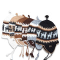 Alpaca Rustic Chullo with Ear Flaps