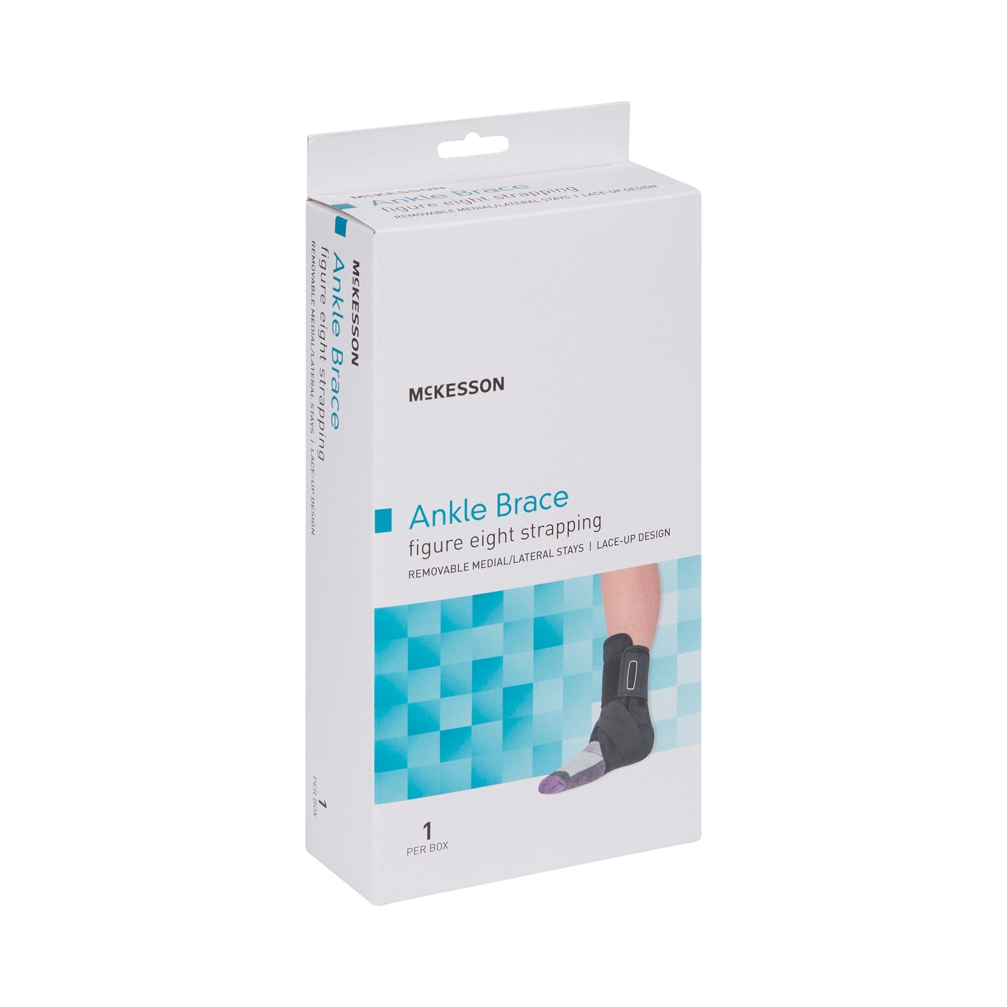 McKesson Low Profile Open Heel Open Toe Ankle Brace, Extra Large 155-81-97048