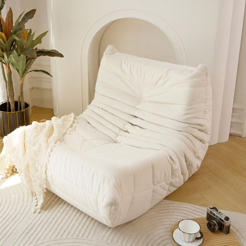 Bean Bag Lounger Chair | No-Assembly Foam-Filled Sofa with Waterproof Three-Proof Fabric — For Living Room, Gaming & Home