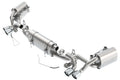 Borla 13 Porsch 911S/911 4S 3.4L A/T (w/ valves) Dual Split Rear Exit Catback Exhaust 140523
