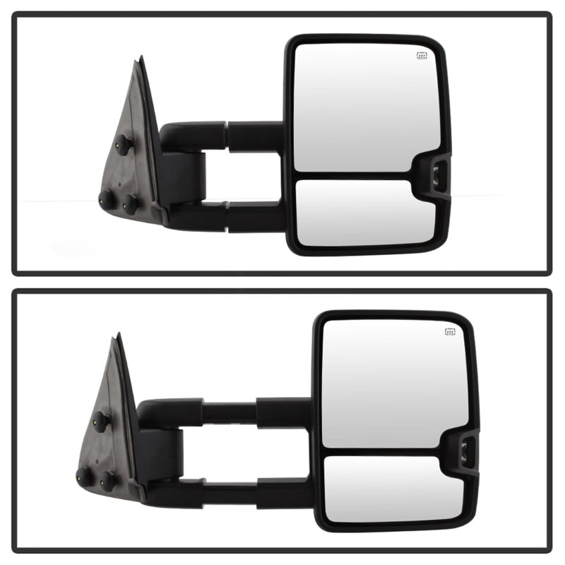 SPYDER xTune Chevy Silverado 03-06 Heated Amber Signal Telescoping Mirrors Chrome MIR-CS03S-G3C-PWH-AM-SET 9936753