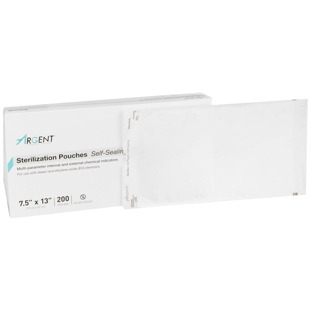 McKesson Argent® Sure-Check® Sterilization Pouch, 7½ x 13 Inch 73-SSP383
