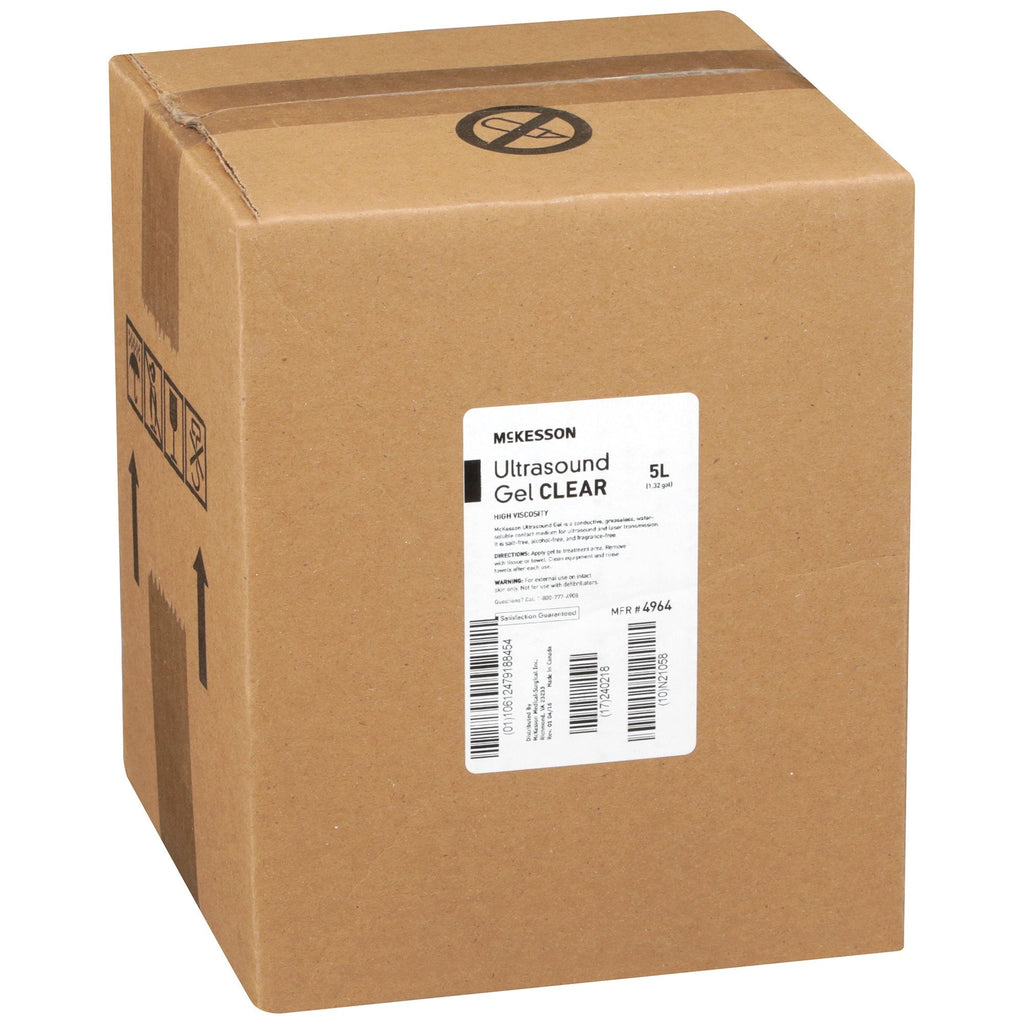 McKesson Ultrasound Gel, Clear, 5 Liter Cubitainer 4964