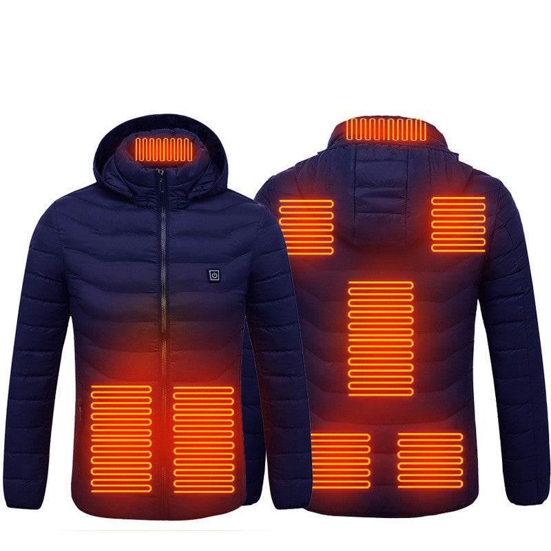 USB Electric Heated Jacket, 3+2 Heating Zone Cover The Upper Body