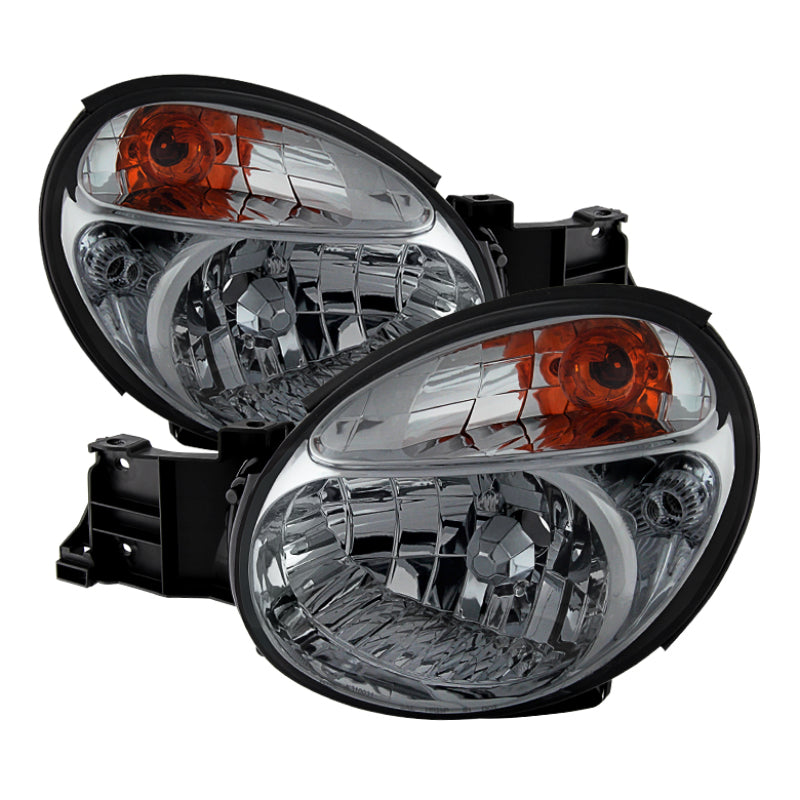 SPYDER Xtune Sabaru Impreza / Outback / Wrx 02-03 Crystal Headlights Smoked HD-JH-SI02-SM 9028168