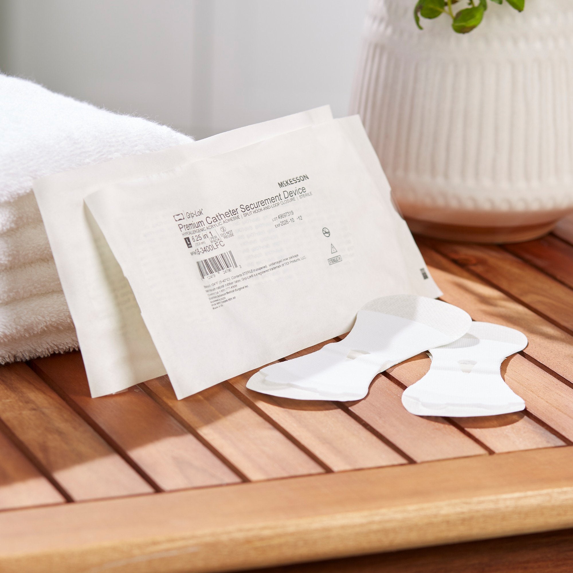 McKesson Grip-Lok® Premium Catheter Securement Devices 18-3400LFC