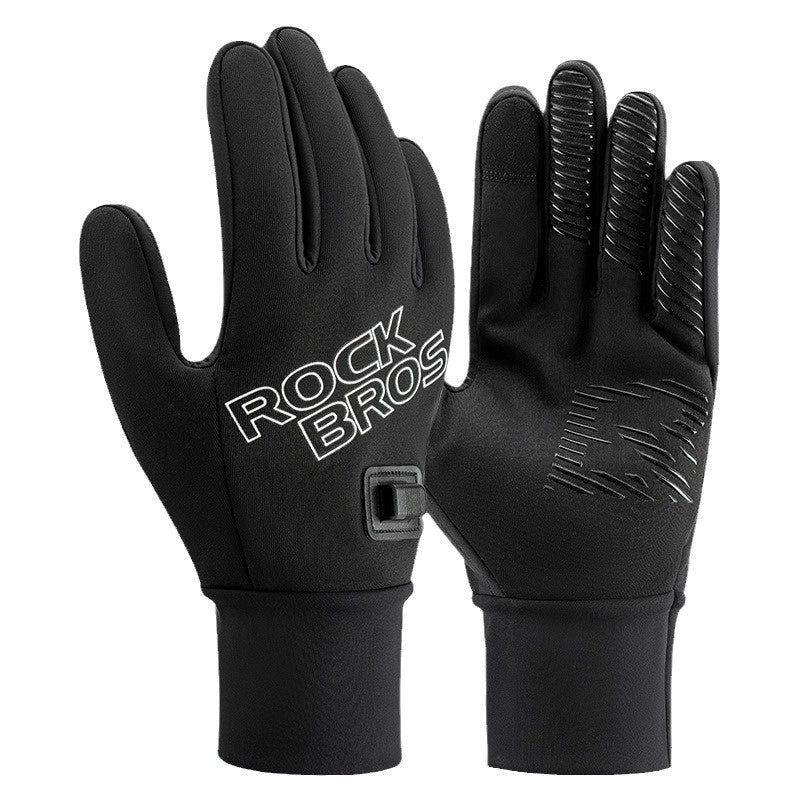 Charging Heating Warming Touchscreen-compatible Cycling Gloves