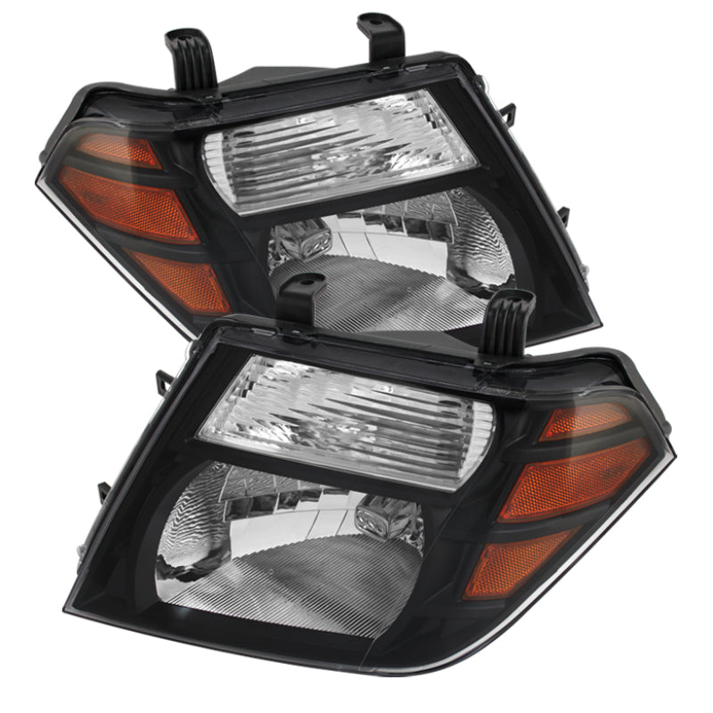 SPYDER Xtune Nissan Pathfinder 08-11 Amber Crystal Headlights Black HD-JH-NP08-AM-BK 5072887