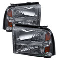 SPYDER Xtune Ford F250/350/450 Super Duty 05-07 Crystal Headlights Smoke HD-JH-FS05-AM-SM 9026577