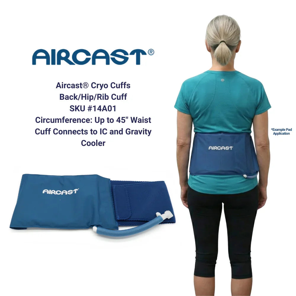 Aircast CRYO Cuff Back ONLY, Hip, Rib - Cold Therapy Support (Cuff Only)