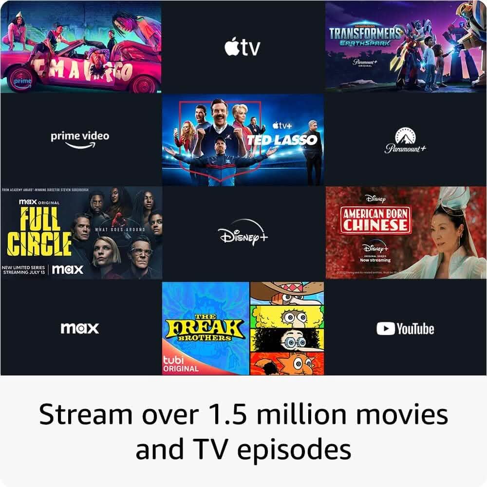 All-new Amazon Fire TV Stick 4K Streaming Device Support for Wi-Fi 6, Dolby Vision/Atmos, Free & Live TV (Refurbished)