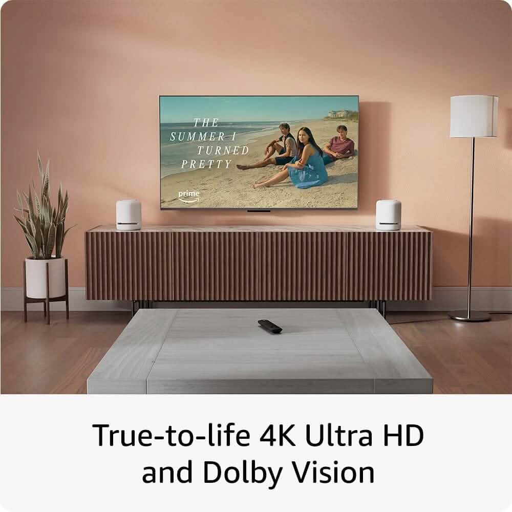 All-new Amazon Fire TV Stick 4K Streaming Device Support for Wi-Fi 6, Dolby Vision/Atmos, Free & Live TV (Refurbished)