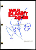 Andy Serkis Signed Script
