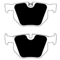 Porterfield Brake Pads for 2015 BMW X5 xDrive35d